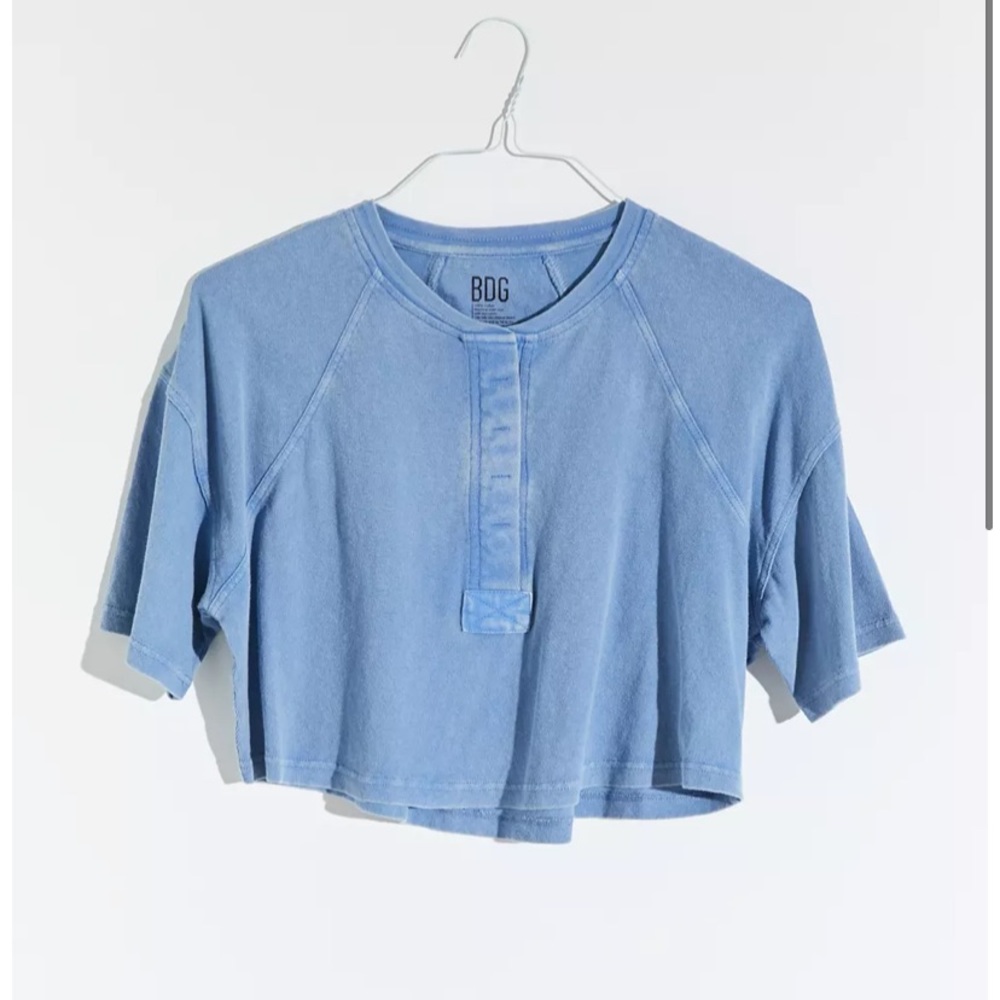 urban outfitters cropped henley